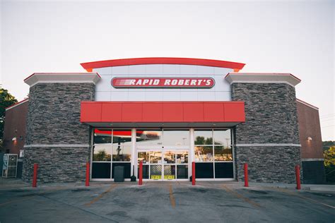 Rapid robert - Rapid Robert's. Convenience Stores, Gas Stations & Liquor Stores · Missouri, United States · 202 Employees. Rapid Robert's founded in 1983, is a chain of Conoco/Philips gas station/convenience stores, with 29 locations, in the Ozarks.